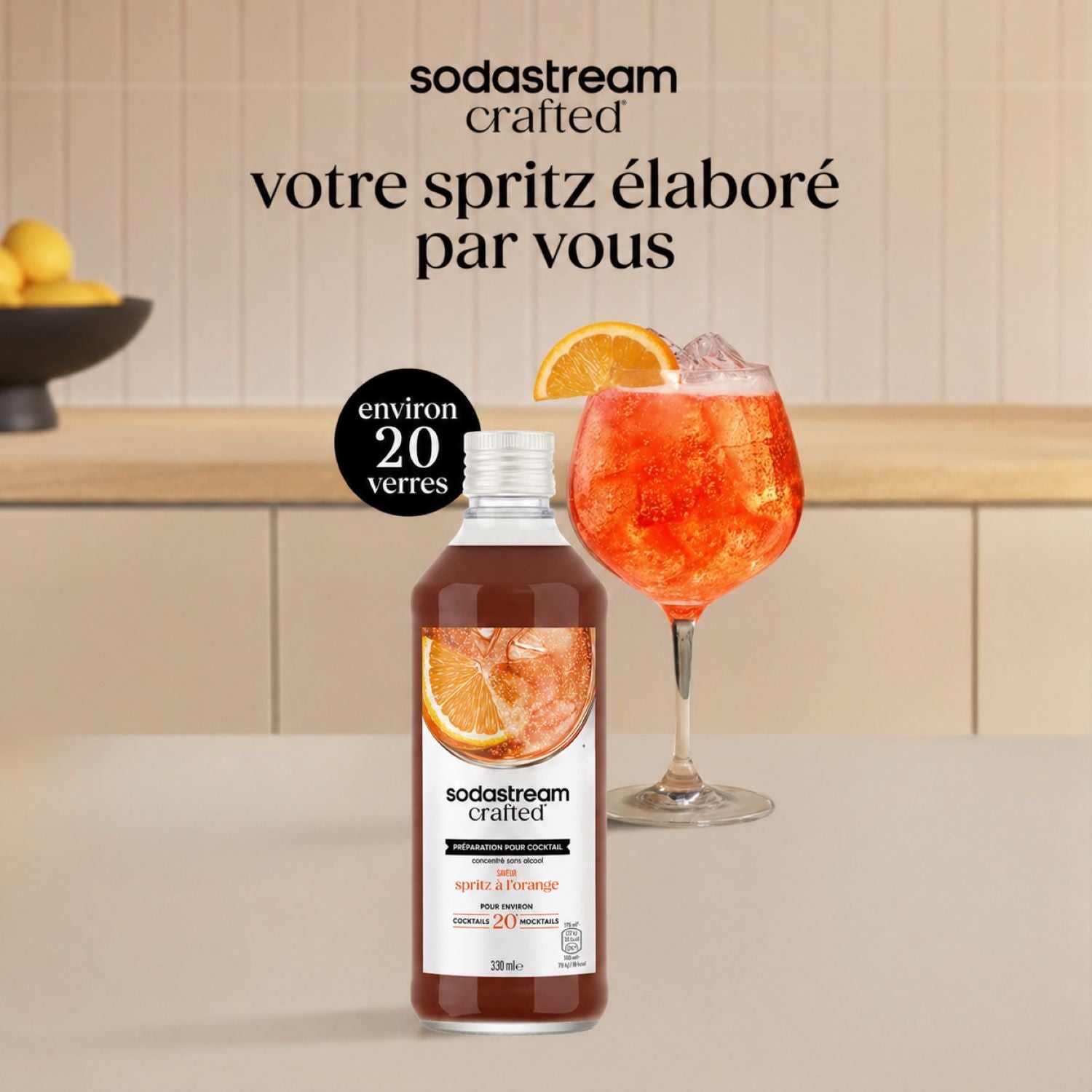 Cocktail Mixer saveur Mojito sans alcool 330ml