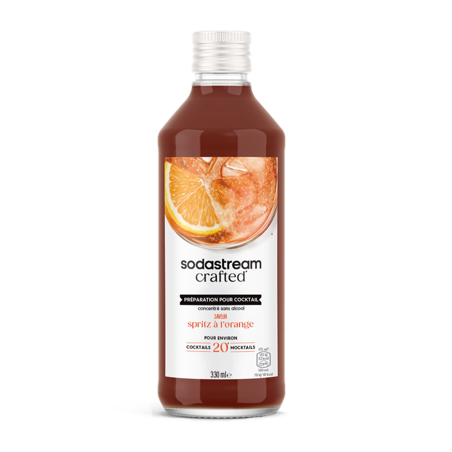 Cocktail Mixer saveur Spritz sans alcool 330ml sodastream