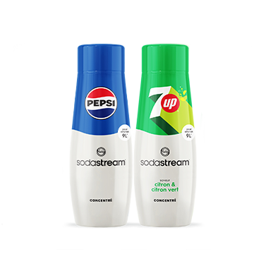 DUO PACK Pepsi et 7Up sodastream