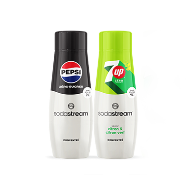 DUO PACK Pepsi Zéro Sucres et 7UP Zéro Sucres
