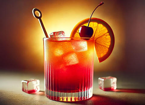 Vodka Sunrise Cocktail