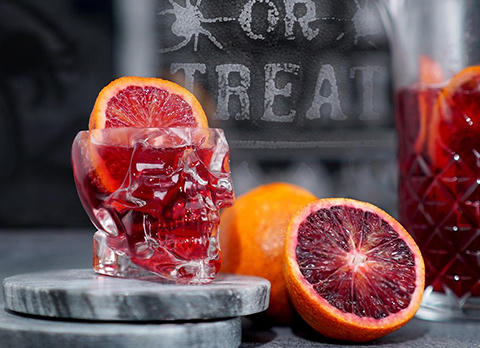 Sangria pétillante à l'orange sanguine