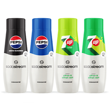 MEGA PACK Pepsi et 7Up sodastream